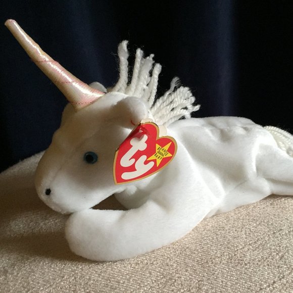 TY Original Beanie Baby MYSTIC The Unicorn *RARE*